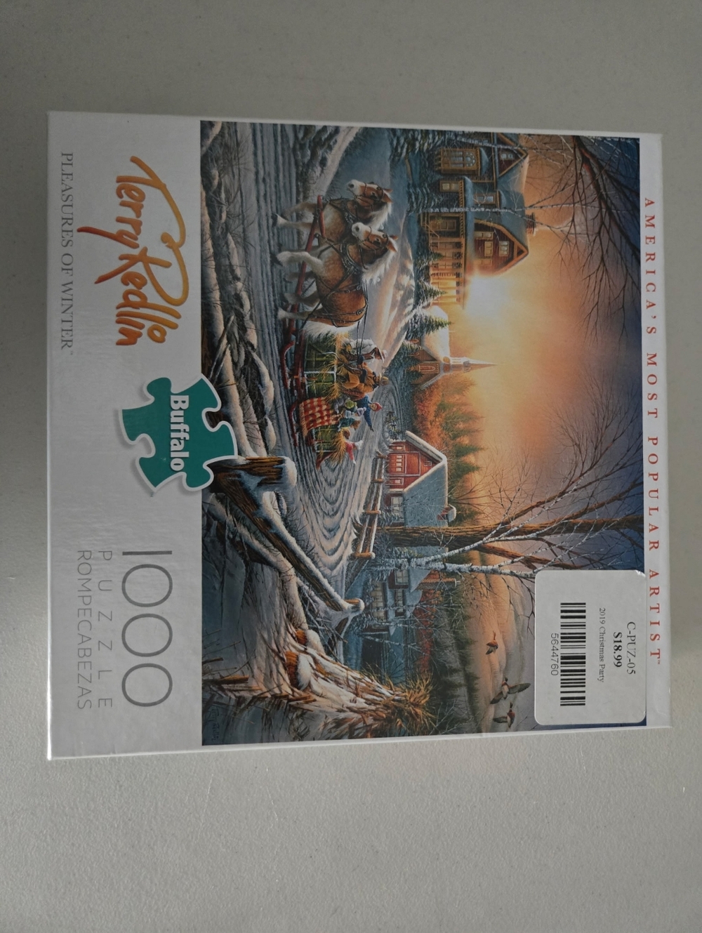 Winter Scene 1000-Piece Jigsaw Puzzle - White